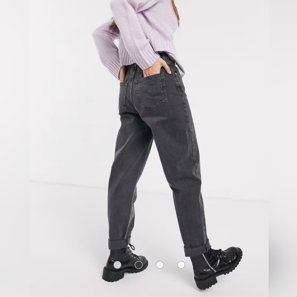 Dark Gray High-Waisted Jeans Forever 21